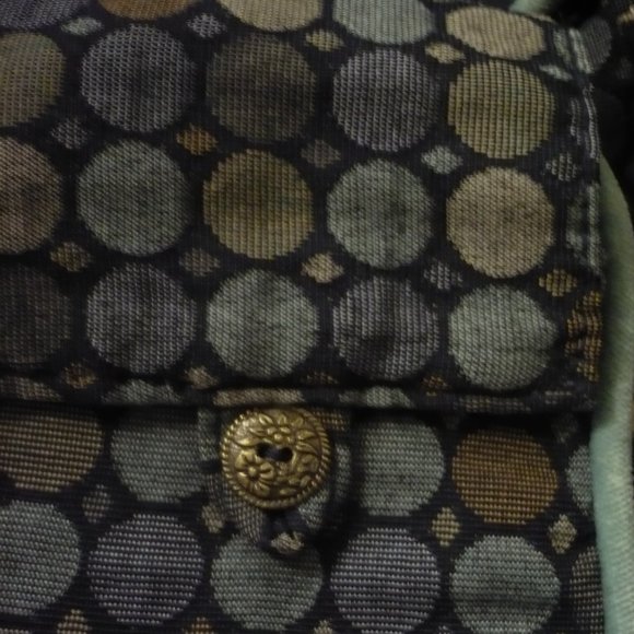 Handmade Retro Upcycled Laptop Bag - Picture 9 of 14